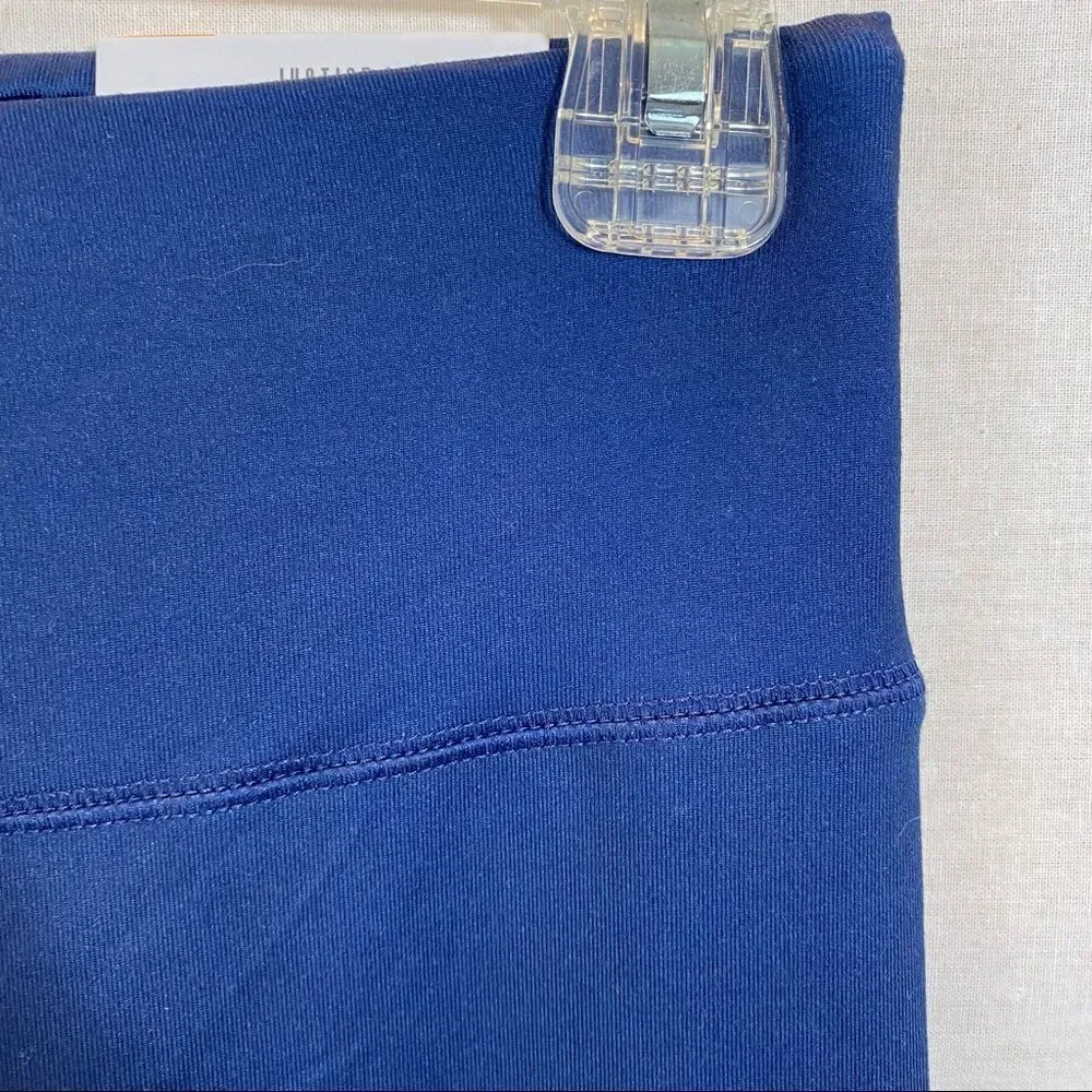 New with Tags Justice‎ Brand Girls Blue and Purple Tie Dyed Leggings Size 16/18